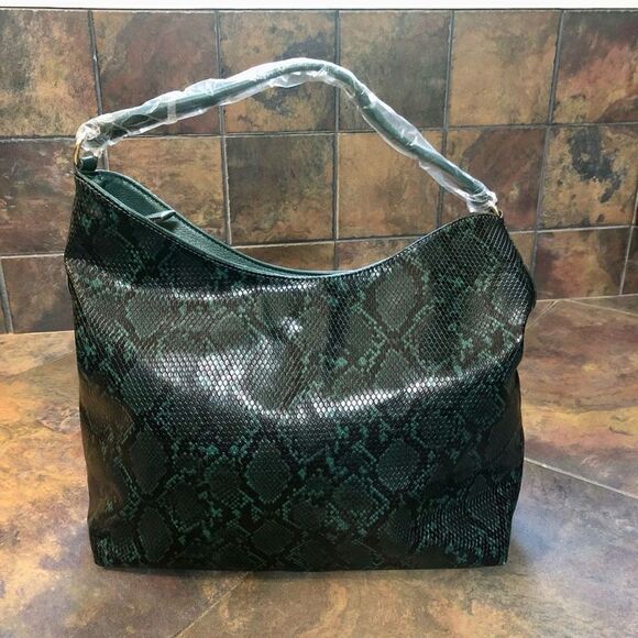 NWT Malibu Skye Olive Snake 2 Piece Purse - Picture 4 of 16